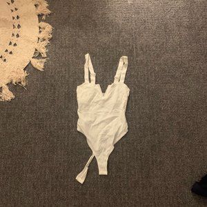 Free People Intimately cream bodysuit/ size XS